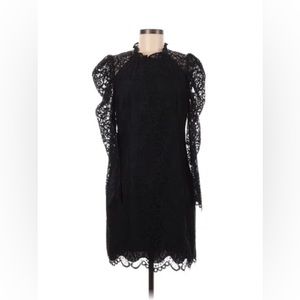 NWT Lilly Pulitzer Avery Black Lace Dress, Size 6